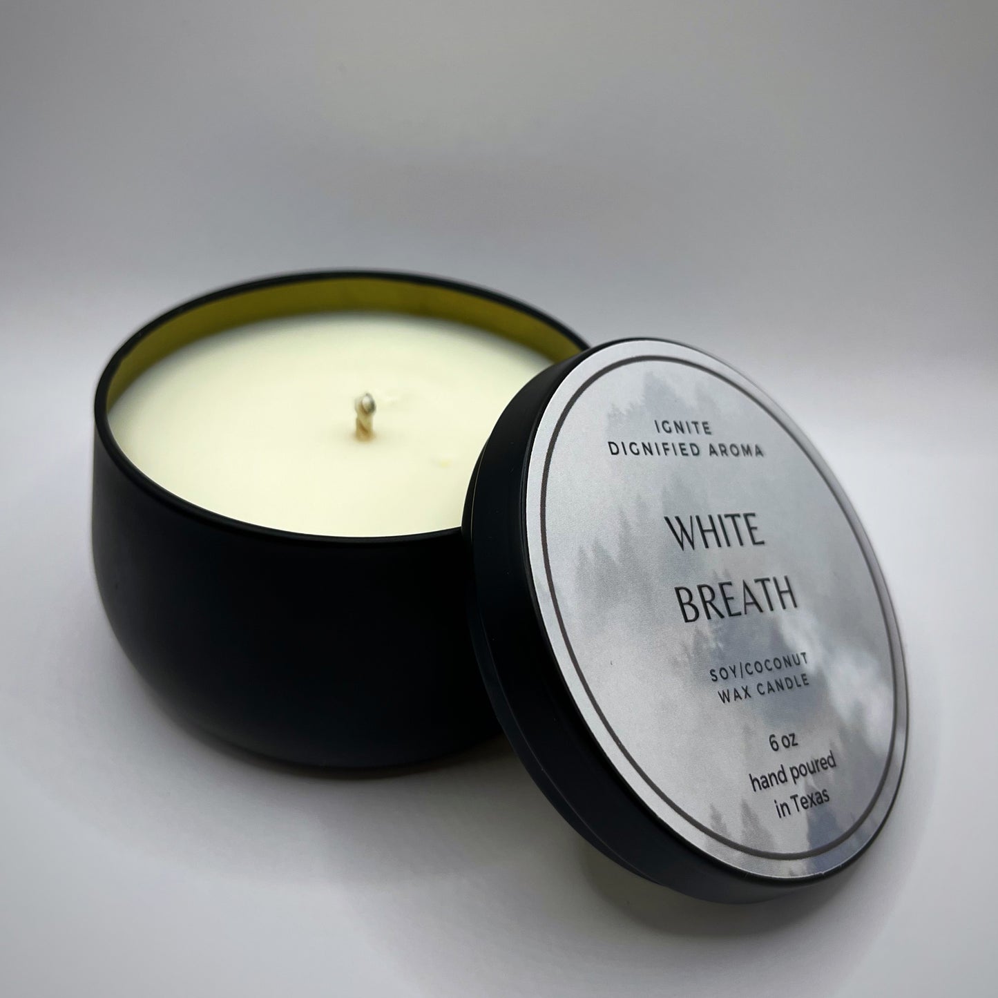 White Breath Candle